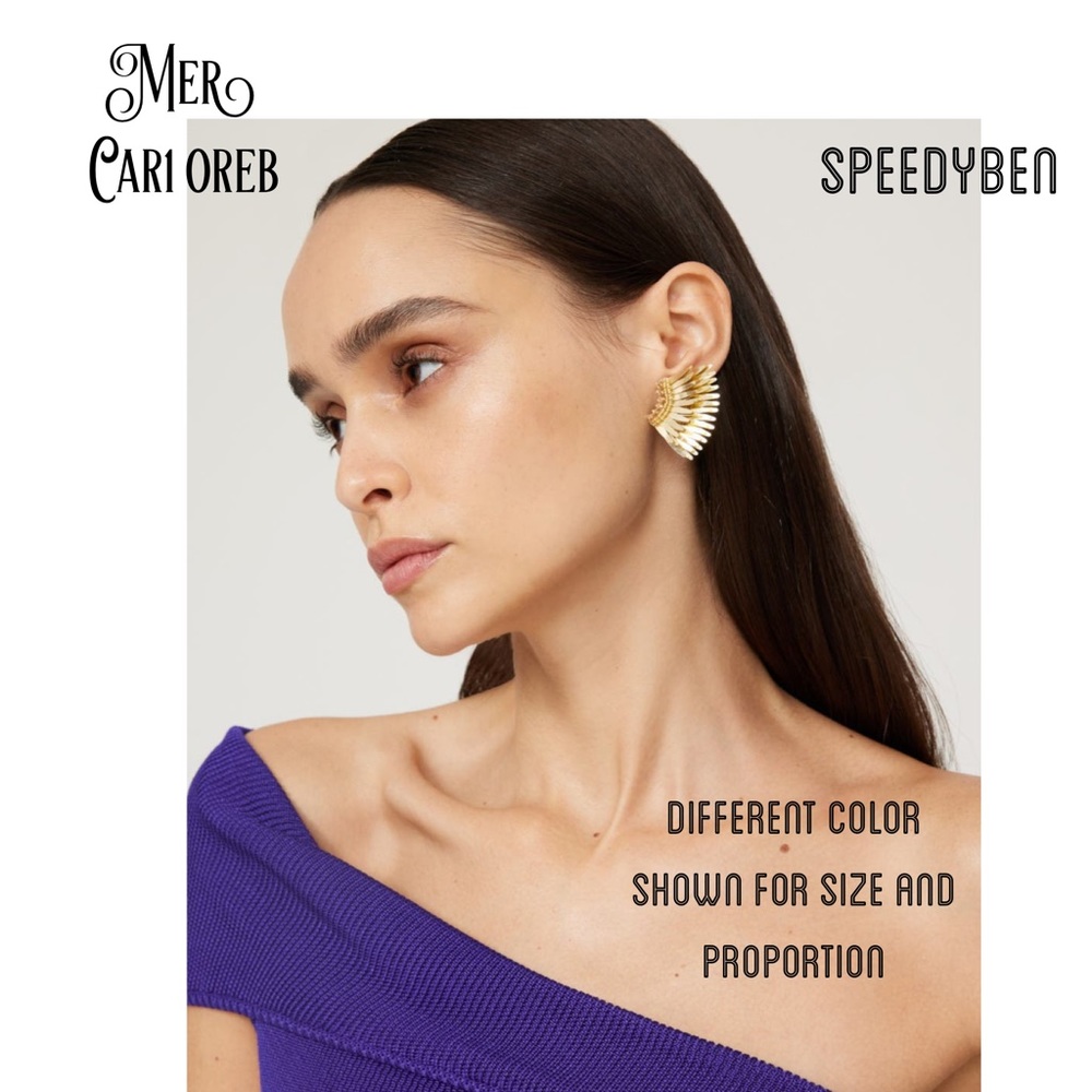 Mignonne Gavigan Mini Madeline Ombré Earrings NWT - Picture 8 of 8
